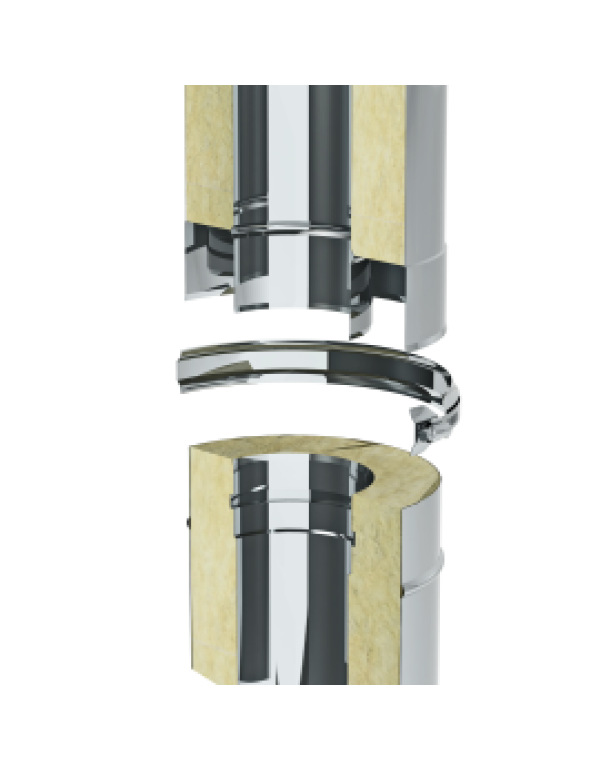 Jeremias Sauna Korsten Ø115/ 215 mm (kogupikkus 2,5 m) ECO Roostevaba komplekt